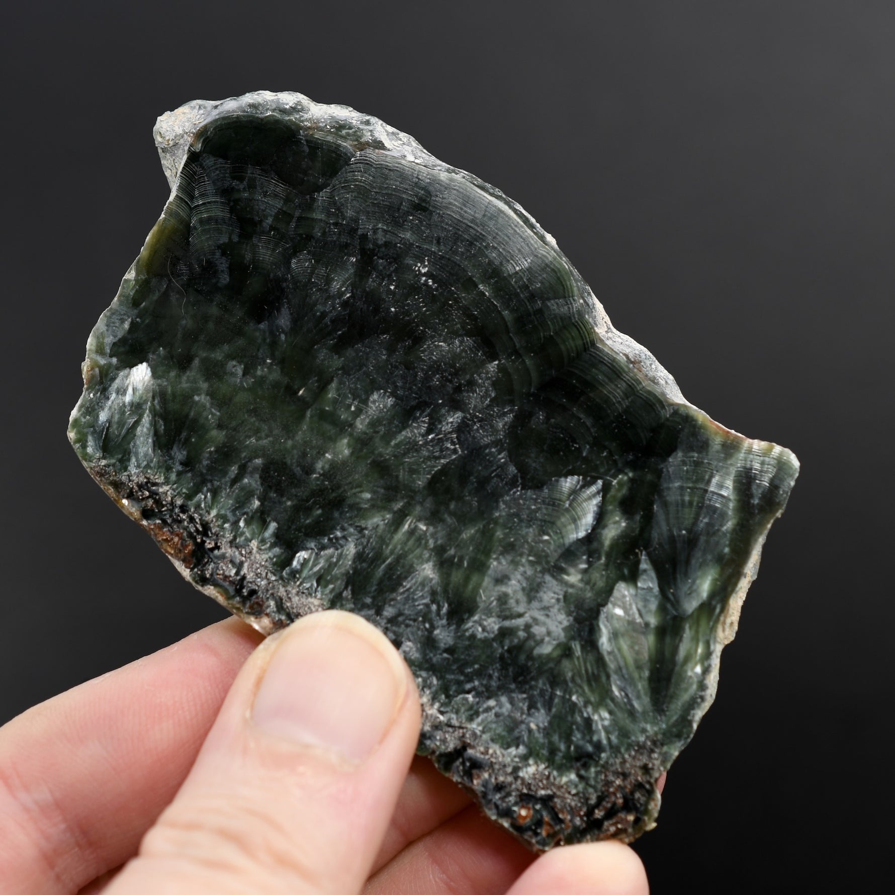 Seraphinite Crystal Slab Slice