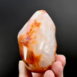 Carnelian Agate Crystal Flame Tower