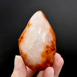 Carnelian Agate Crystal Flame Tower