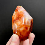 Carnelian Agate Crystal Flame Tower