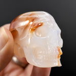 Carnelian Agate Carved Crystal Skull