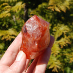 Fire Quartz Red Hematoid Crystal Flame Tower