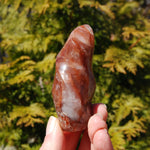 Fire Quartz Red Hematoid Crystal Flame Tower