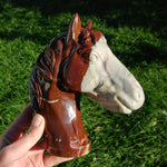XL Mookaite Jasper Horse Crystal Carving