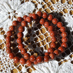 Goldstone Beaded Power Bracelet 8mm Natural Gemstone Beads 