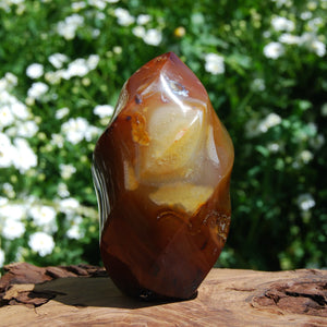 Carnelian Crystal Flame Tower