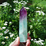 Watermelon Fluorite Crystal Tower