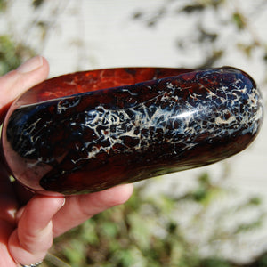 Red Carnelian Agate Crystal Bowl