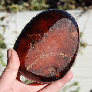 Red Carnelian Agate Crystal Bowl