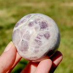 Pink Kunzite Black Tourmaline Crystal Sphere