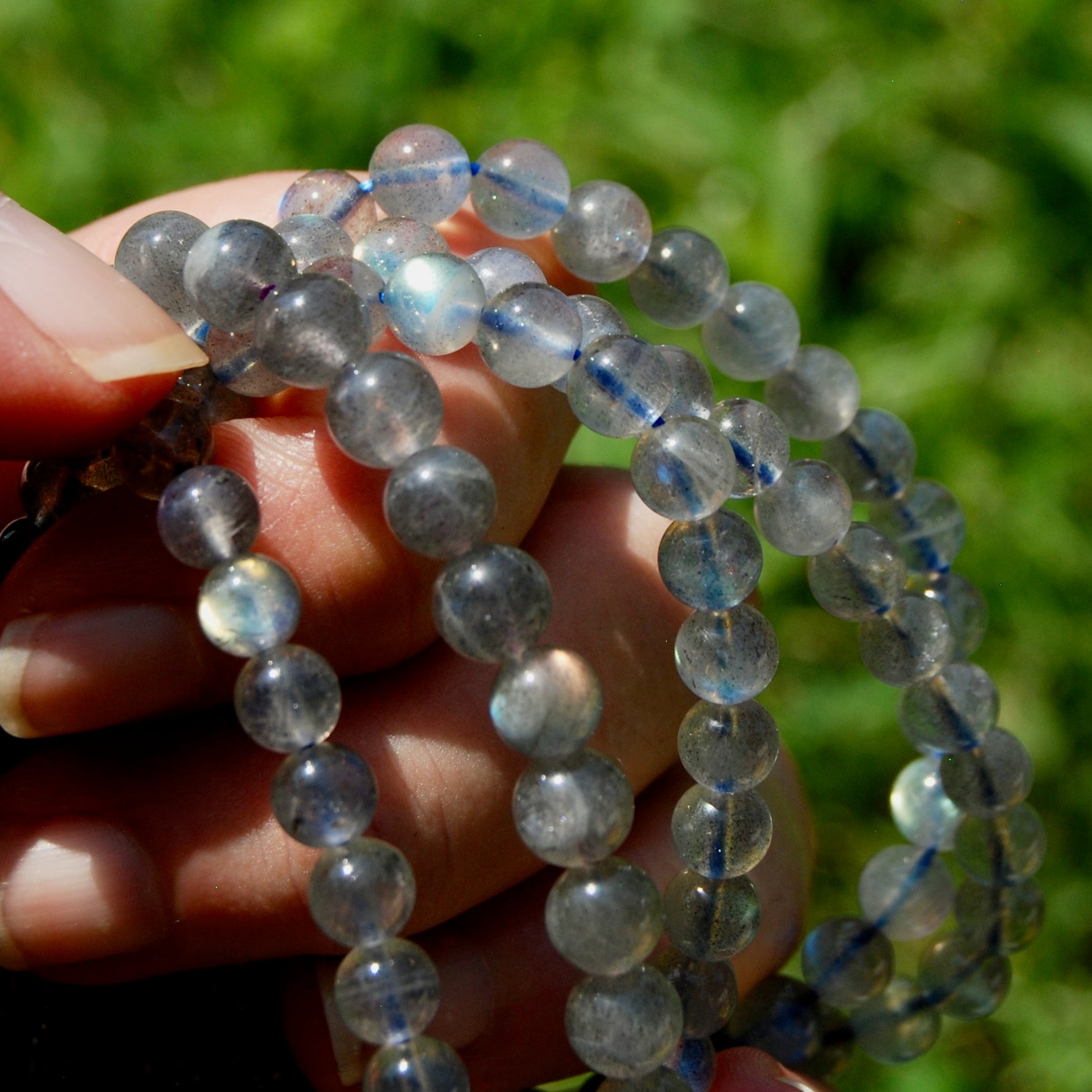 Flashy Labradorite Crystal Bracelet