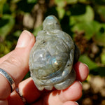 Labradorite Crystal Turtle Carving