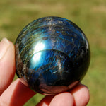 Cat's Eye Labradorite Crystal Sphere