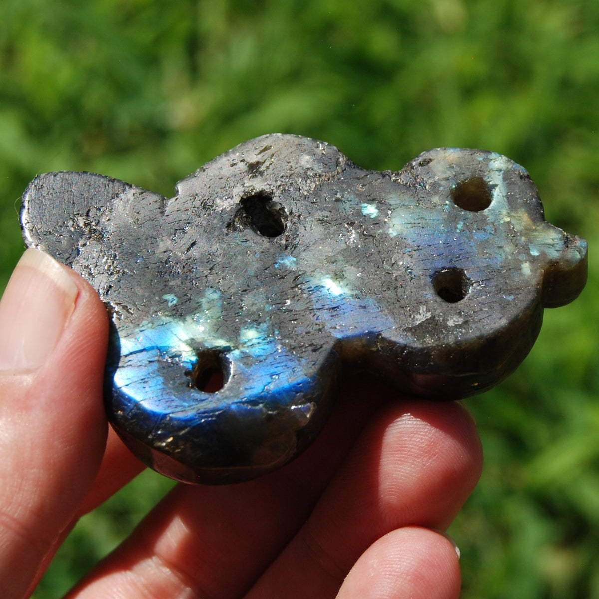 Flashy Labradorite Crystal Snake
