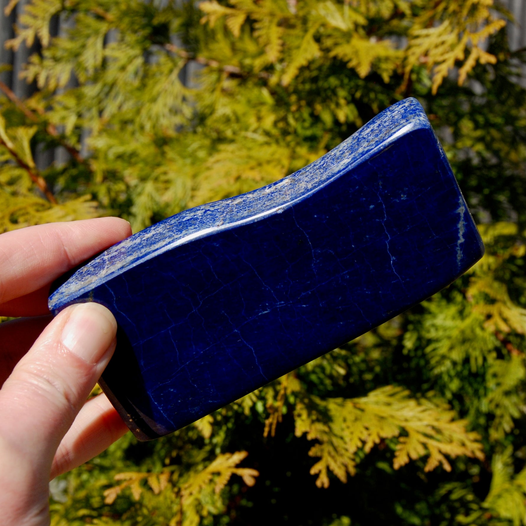 Lapis Lazuli Crystal Freeform Tower
