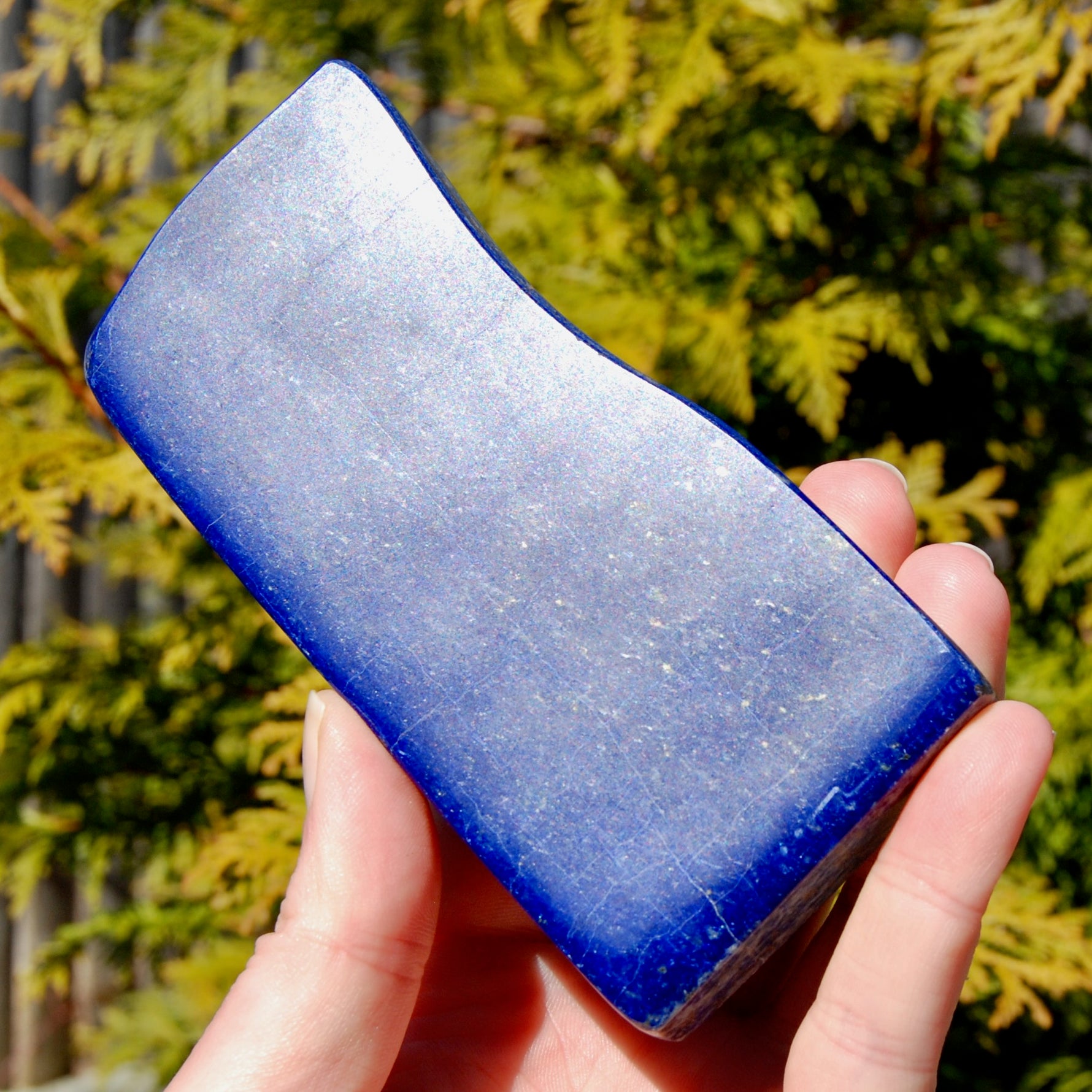 Lapis Lazuli Crystal Freeform Tower