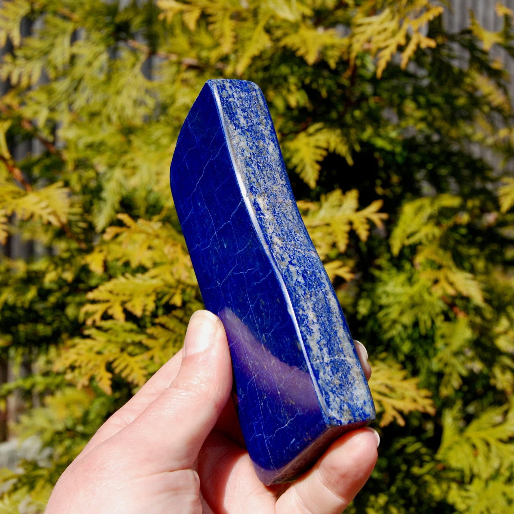 Lapis Lazuli Crystal Freeform Tower
