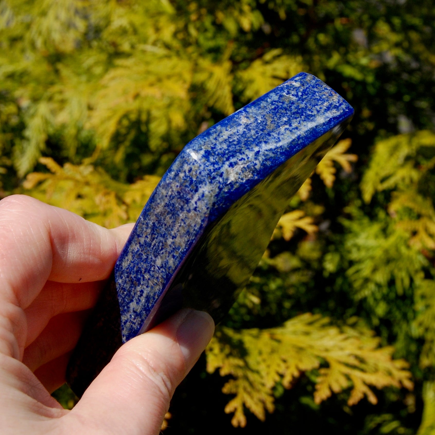 Lapis Lazuli Crystal Freeform Tower