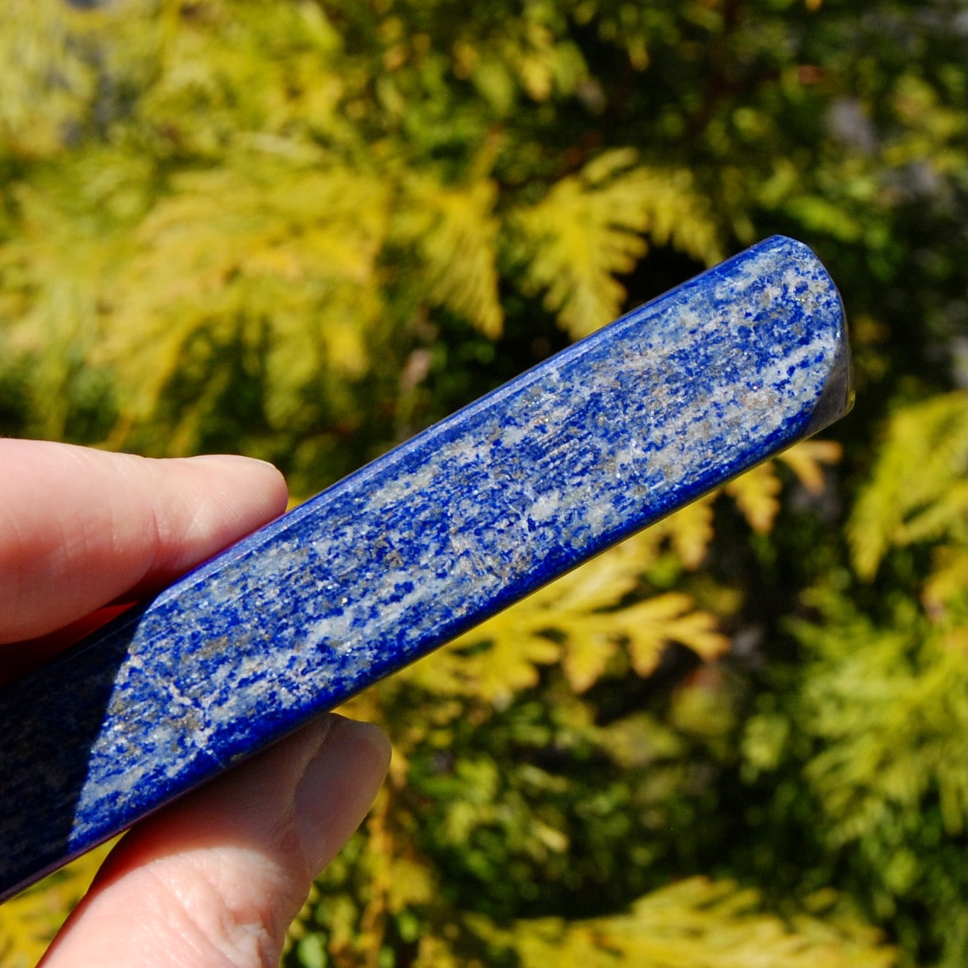 Lapis Lazuli Crystal Freeform Tower