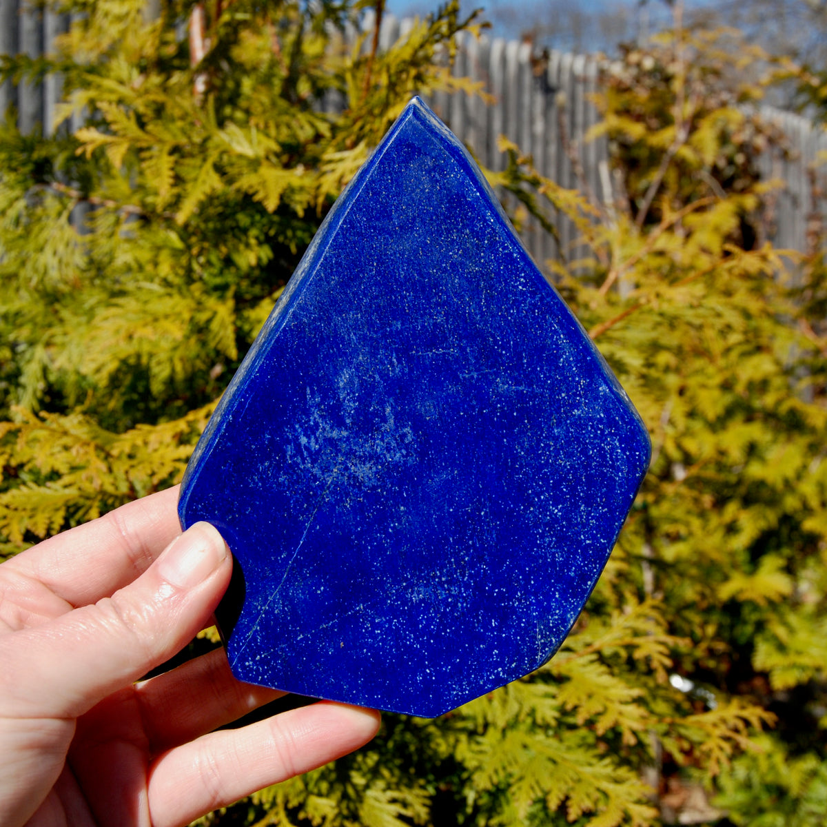 Lapis Lazuli Crystal Freeform Tower