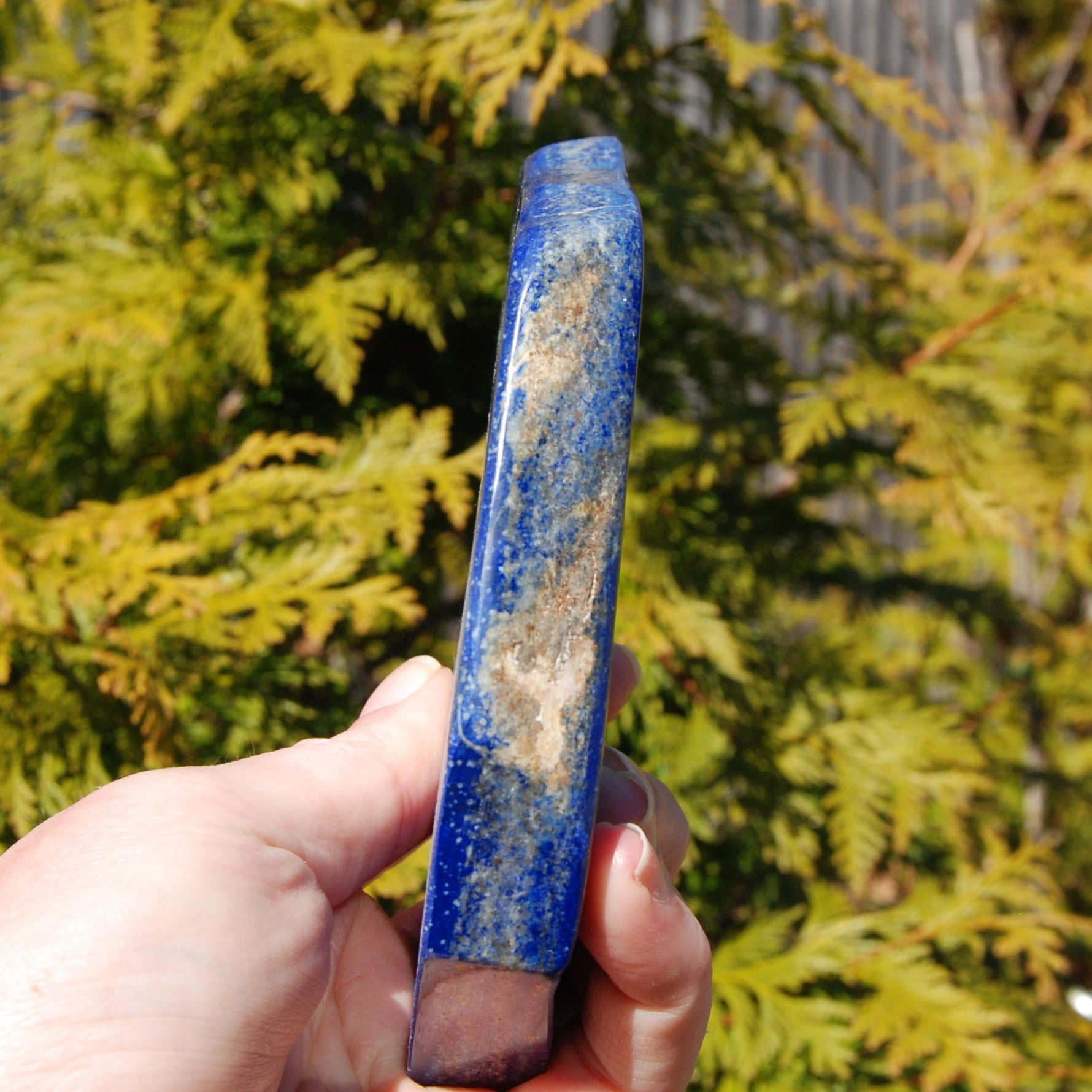 Lapis Lazuli Crystal Freeform Tower