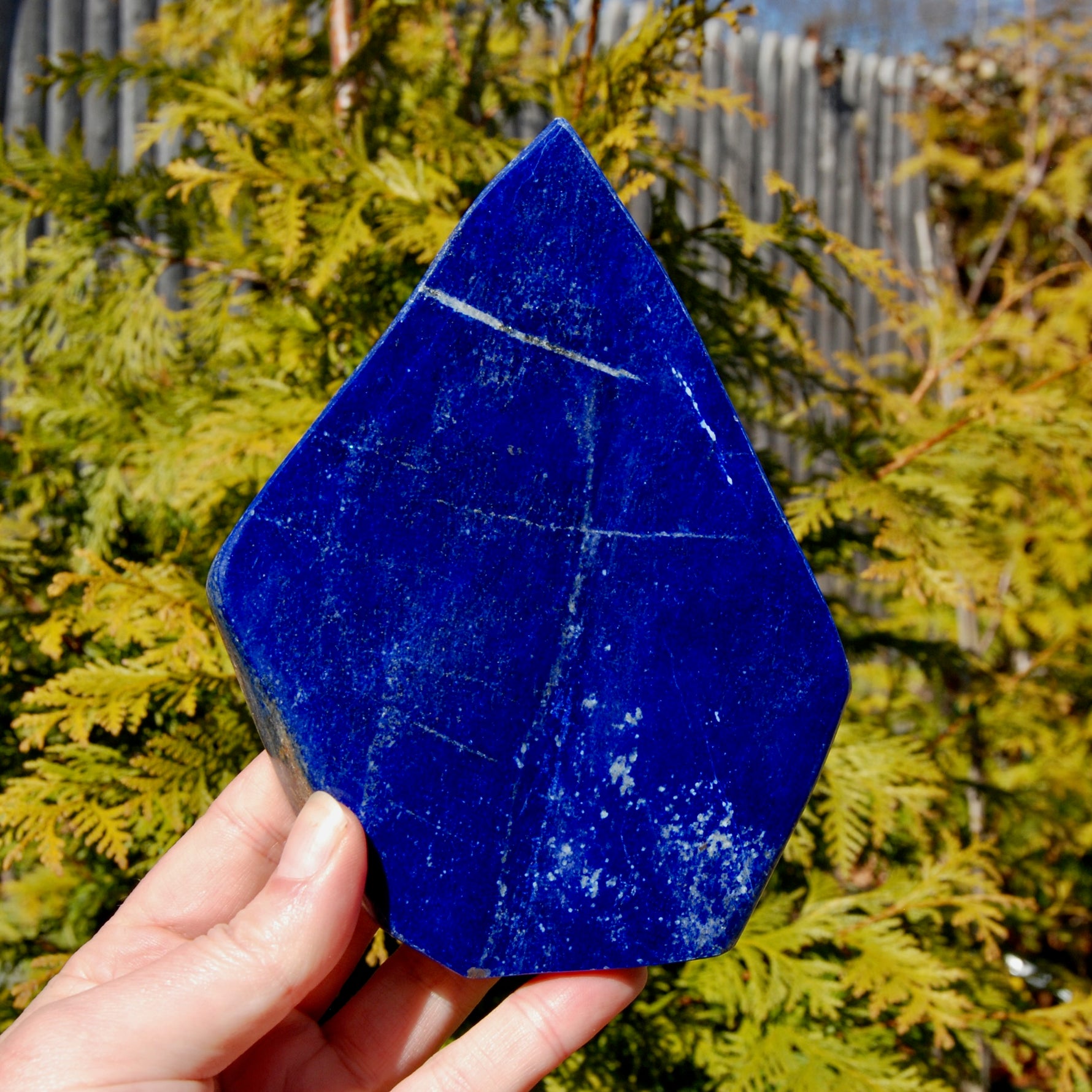 Lapis Lazuli Crystal Freeform Tower