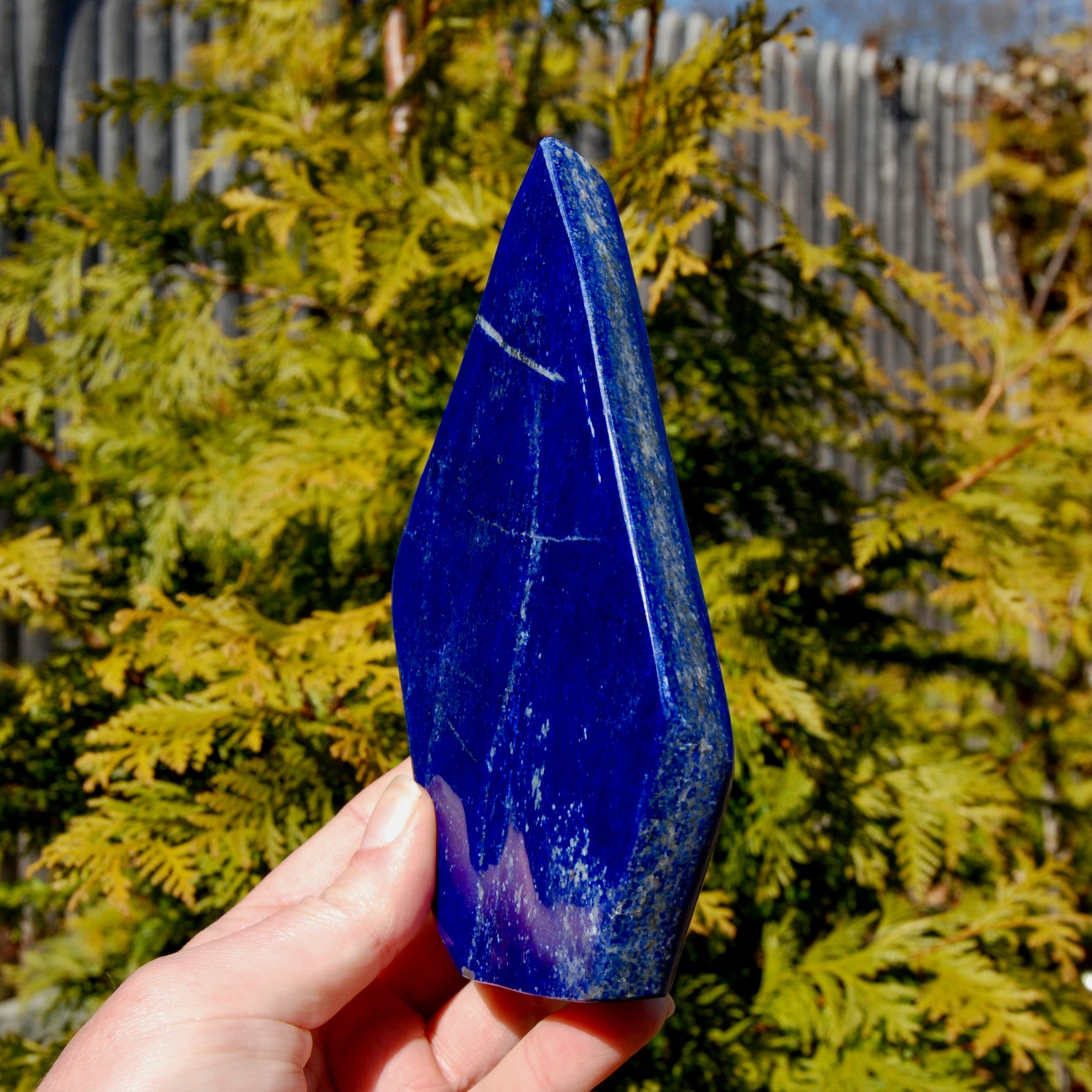 Lapis Lazuli Crystal Freeform Tower