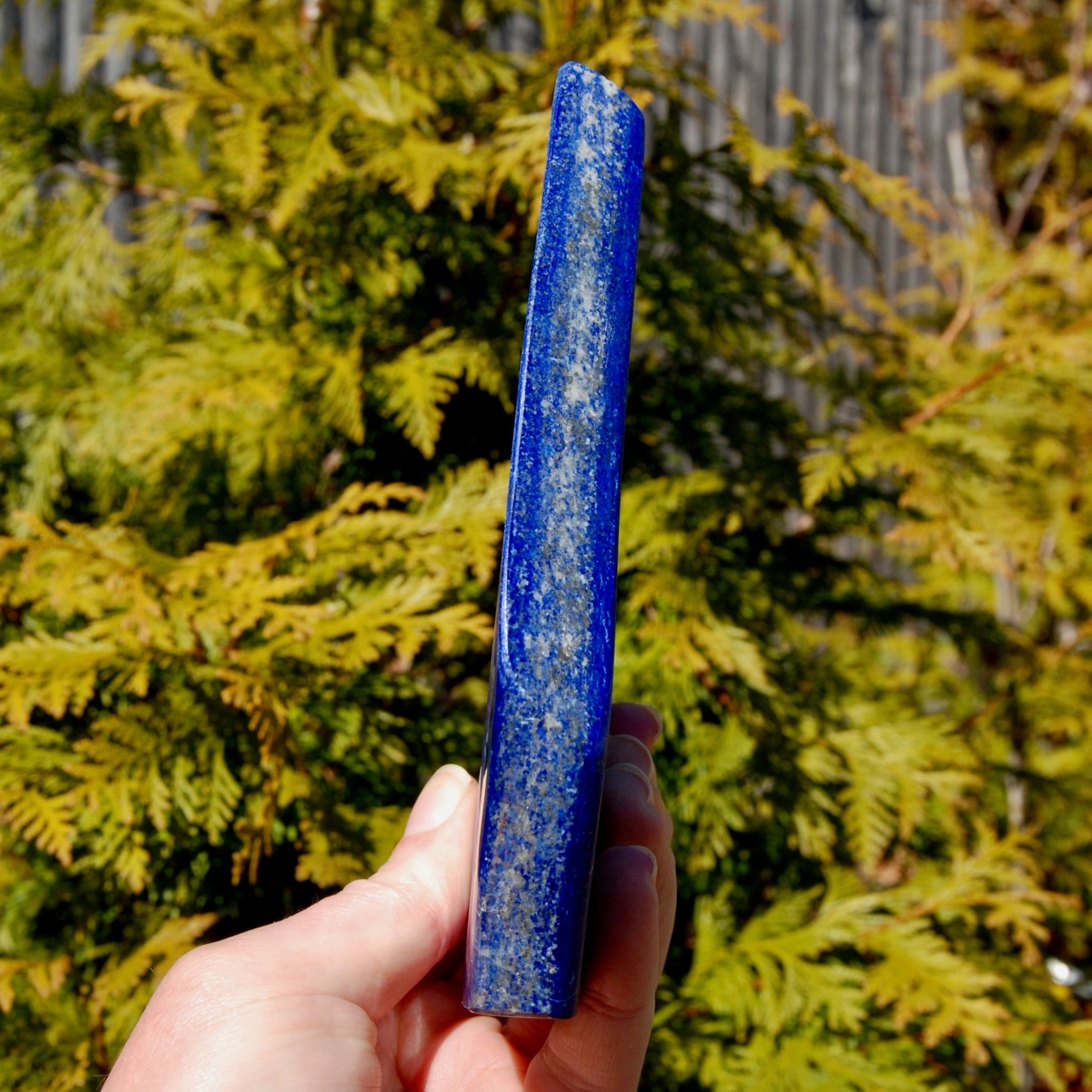 Lapis Lazuli Crystal Freeform Tower