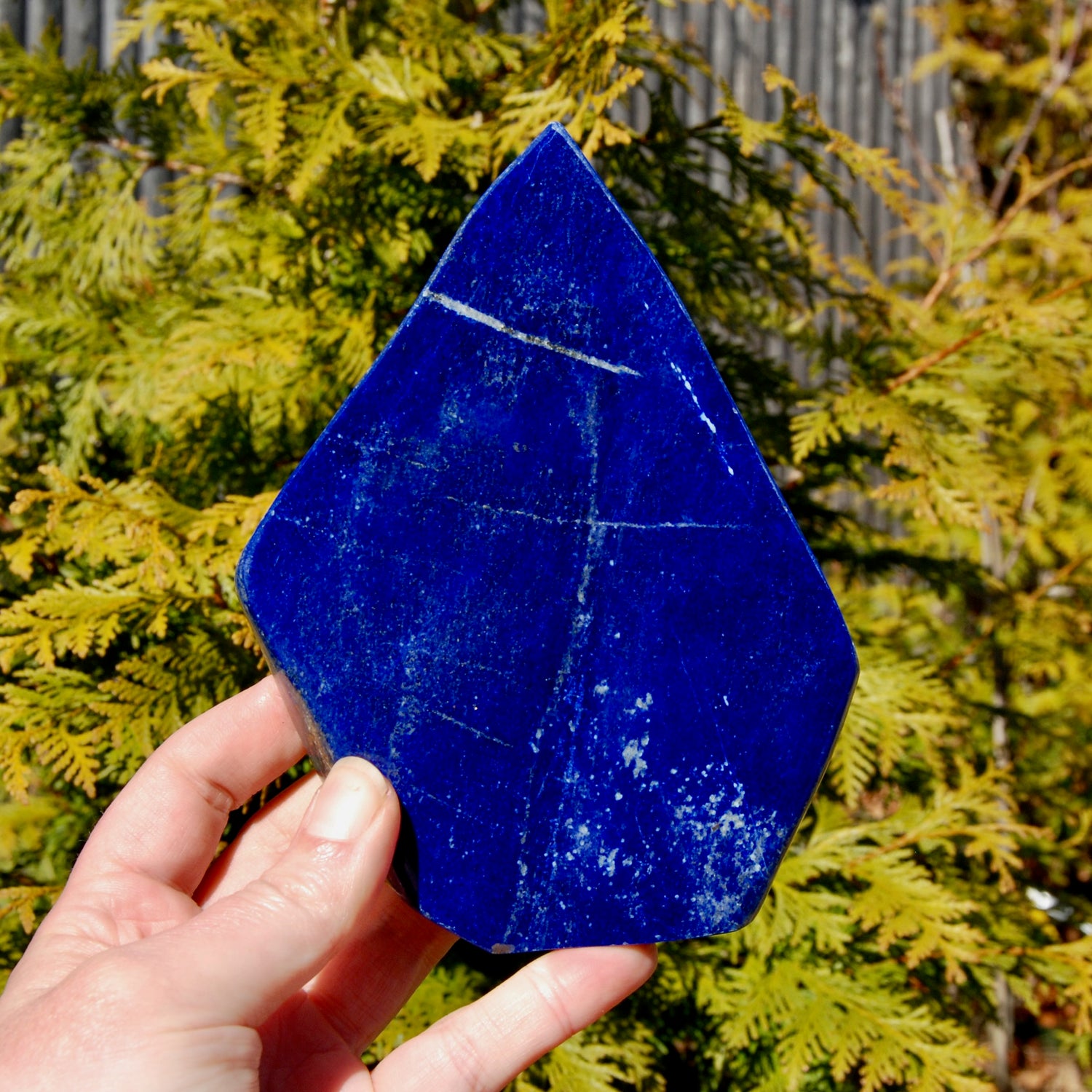 Lapis Lazuli Crystal Freeform Tower