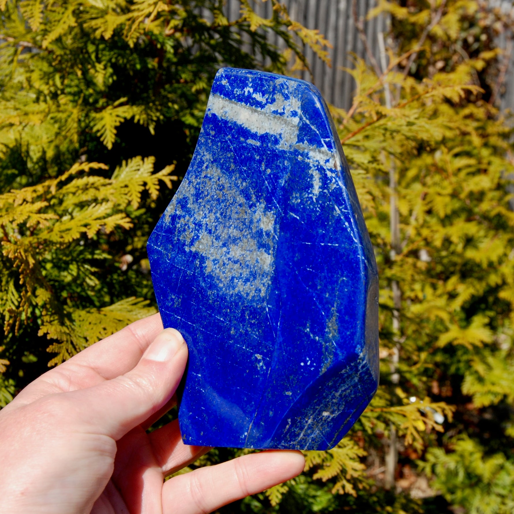 Lapis Lazuli Crystal Freeform Tower