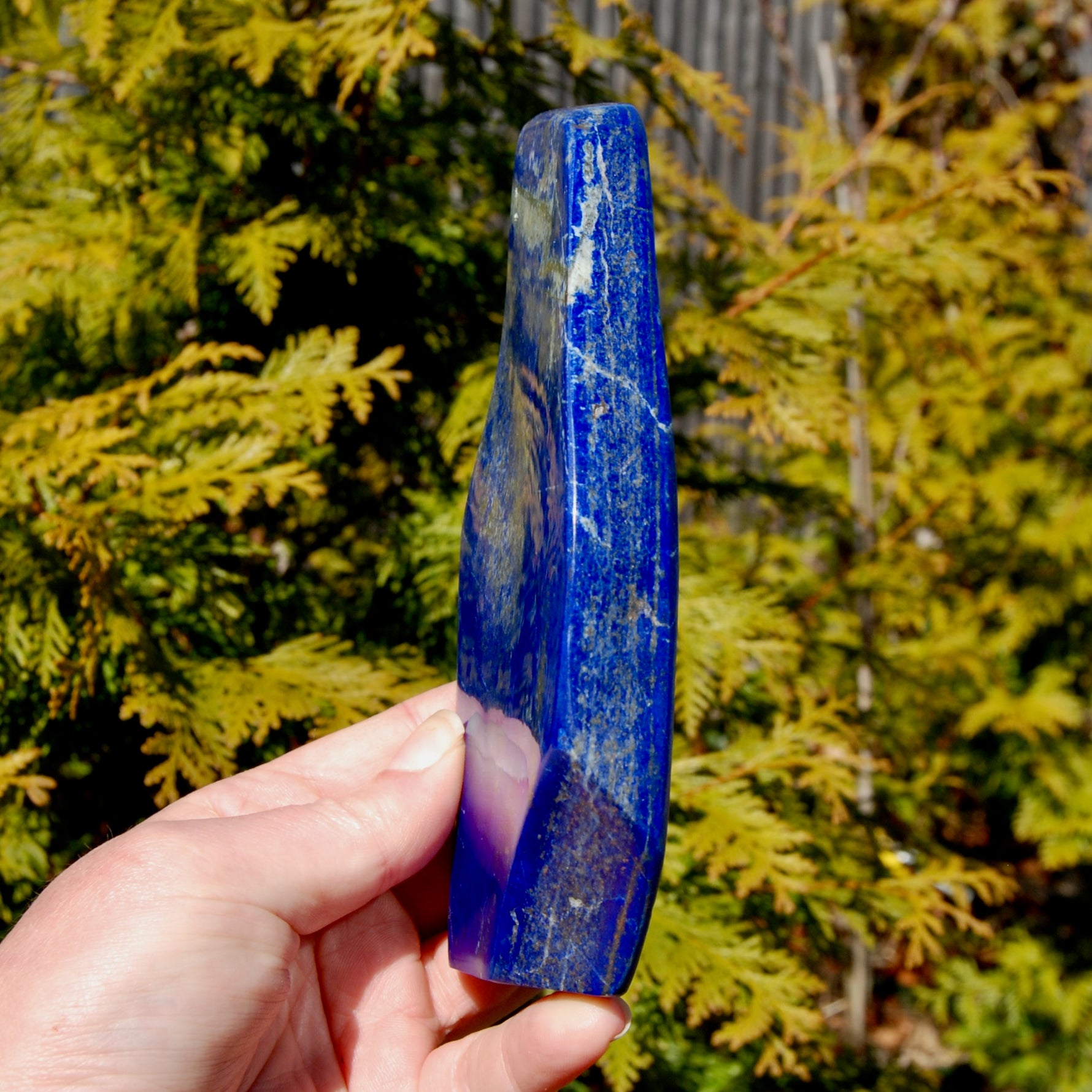 Lapis Lazuli Crystal Freeform Tower