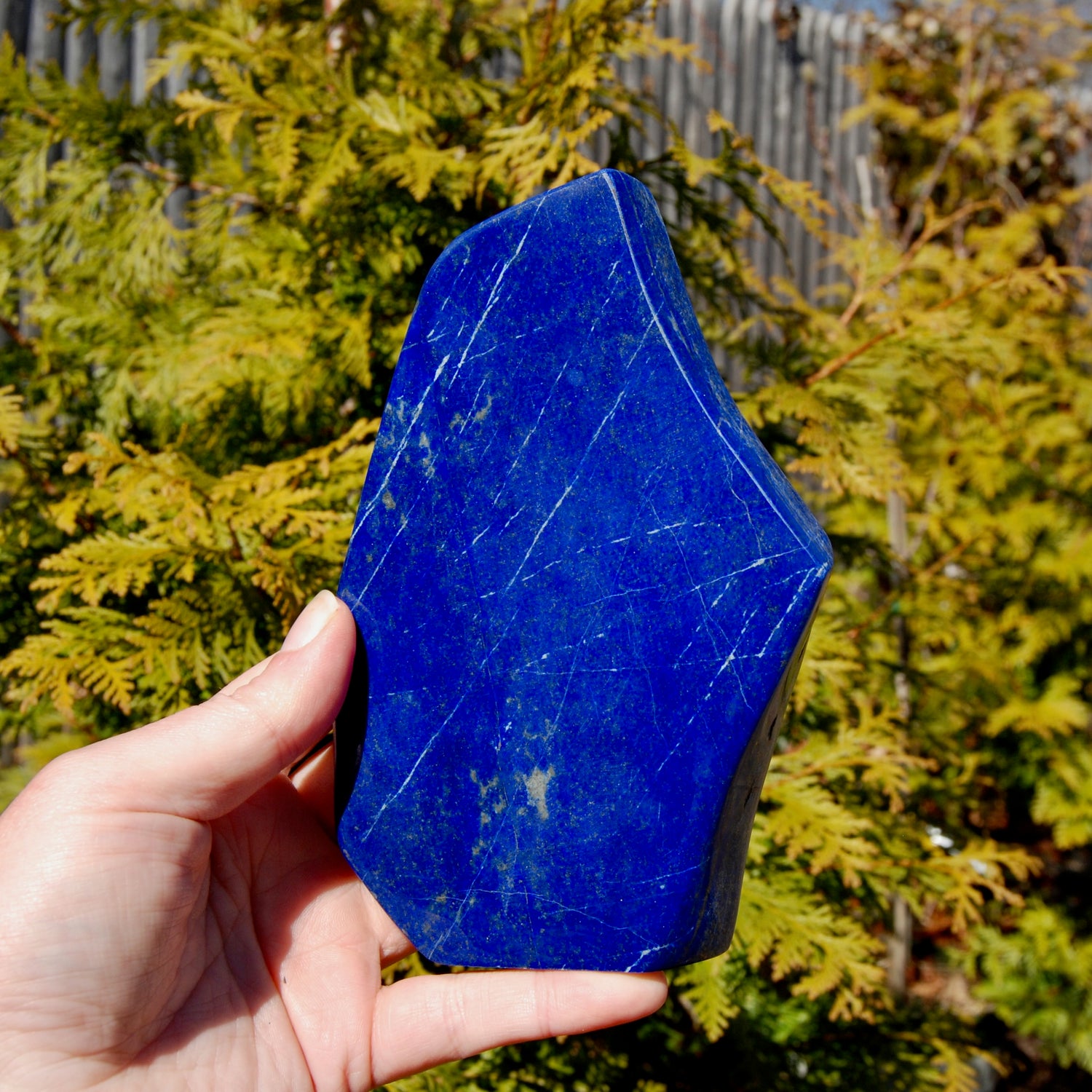 Lapis Lazuli Crystal Freeform Tower