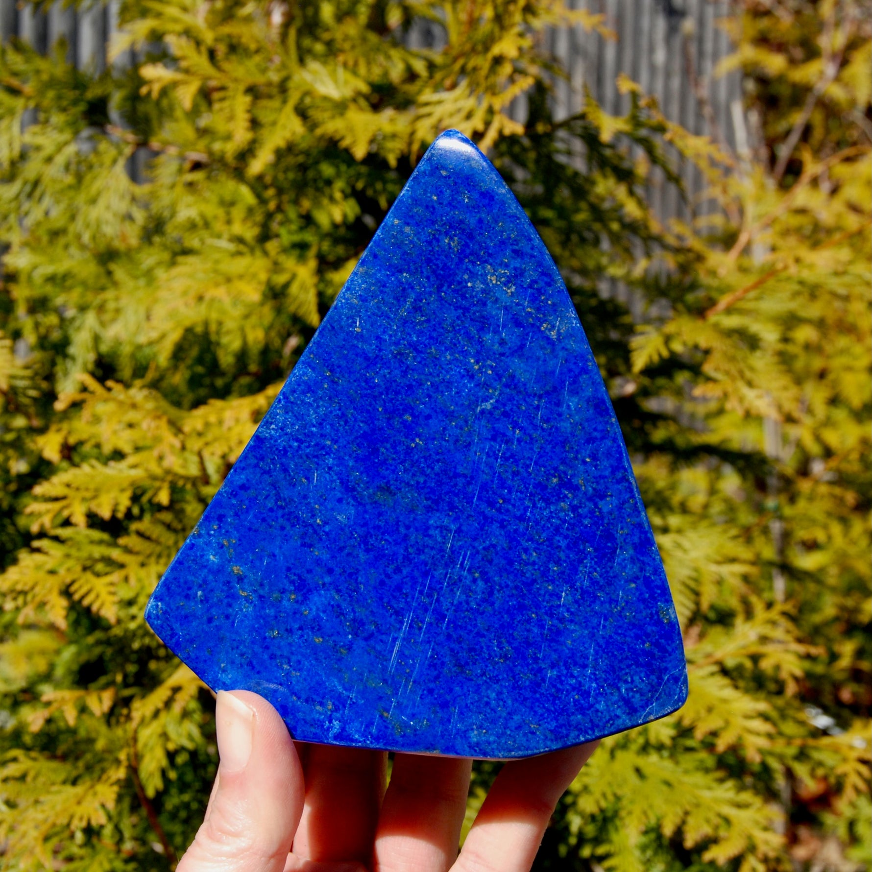 AAA Lapis Lazuli Crystal Freeform Tower