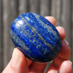 Lapis Lazuli Crystal Palm Stone