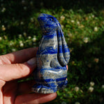 Lapis Lazuli Rabbit Crystal Carving