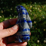 Lapis Lazuli Rabbit Crystal Carving