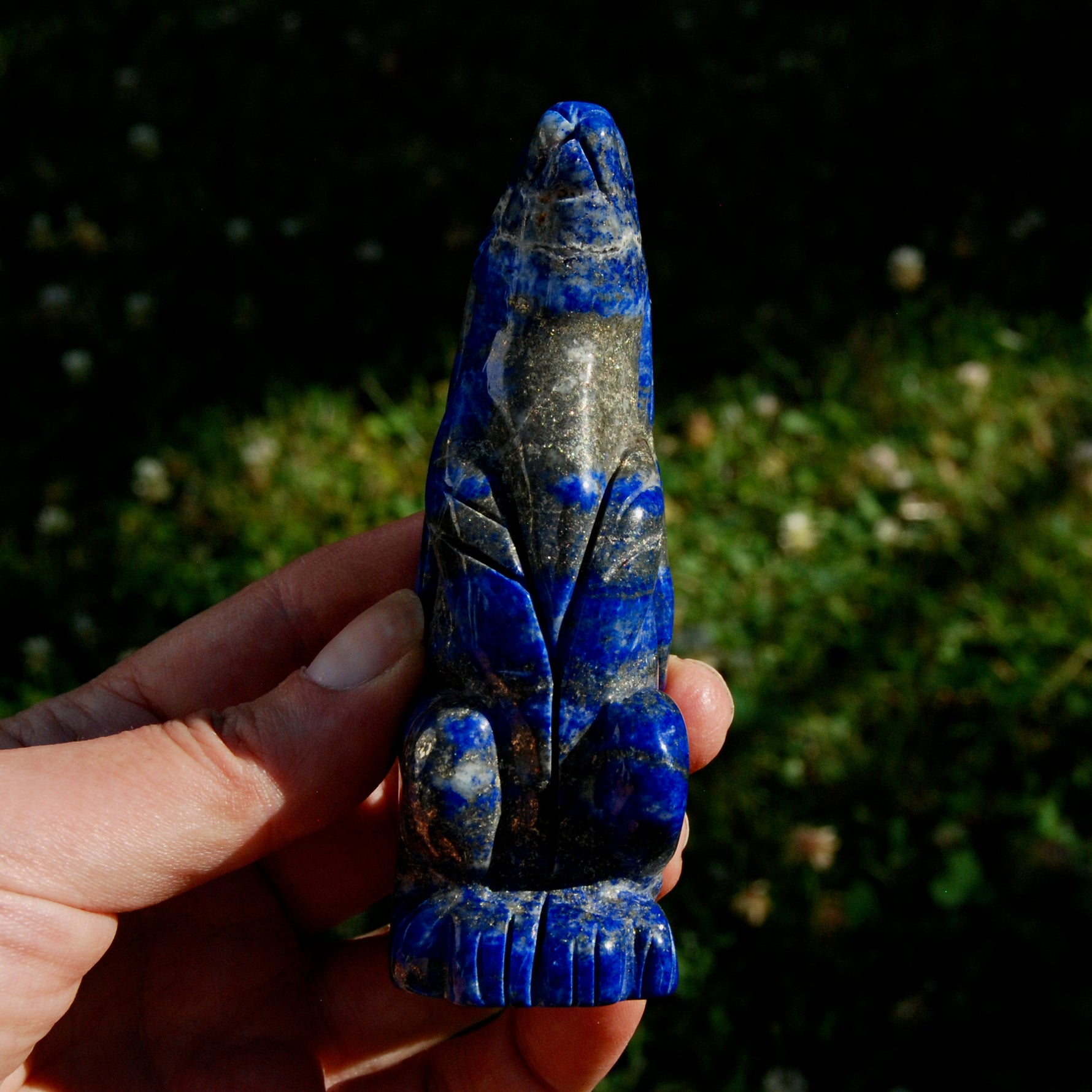 Lapis Lazuli Rabbit Crystal Carving