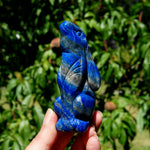 lapis lazuli rabbit, crystal rabbit carving, gemstone rabbit, lapis lazuli figurine, carved crystal animal, healing stone rabbit, crystal bunny, lapis lazuli carving, gemstone figurine, rabbit spirit animal, lapis crystal rabbit, small crystal animal, gemstone bunny, crystal decor rabbit