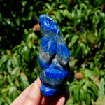 lapis lazuli rabbit, crystal rabbit carving, gemstone rabbit, lapis lazuli figurine, carved crystal animal, healing stone rabbit, crystal bunny, lapis lazuli carving, gemstone figurine, rabbit spirit animal, lapis crystal rabbit, small crystal animal, gemstone bunny, crystal decor rabbit