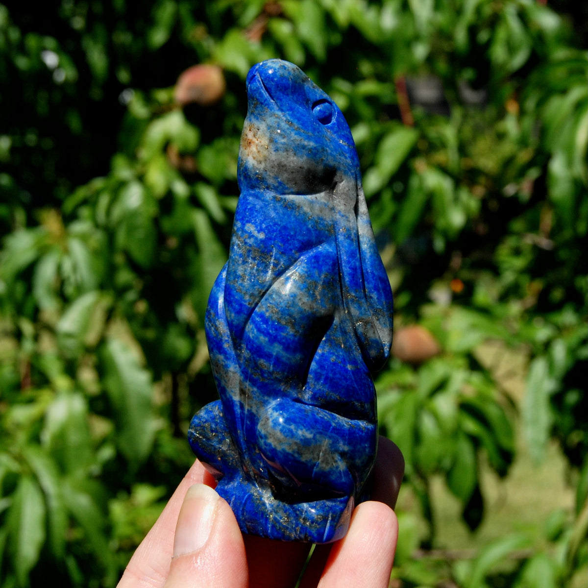 lapis lazuli rabbit, crystal rabbit carving, gemstone rabbit, lapis lazuli bunny, carved crystal animal, healing stone rabbit, lapis lazuli carving, crystal bunny figurine, gemstone animal, lapis lazuli decor, crystal rabbit figurine, rabbit spirit animal, small crystal rabbit