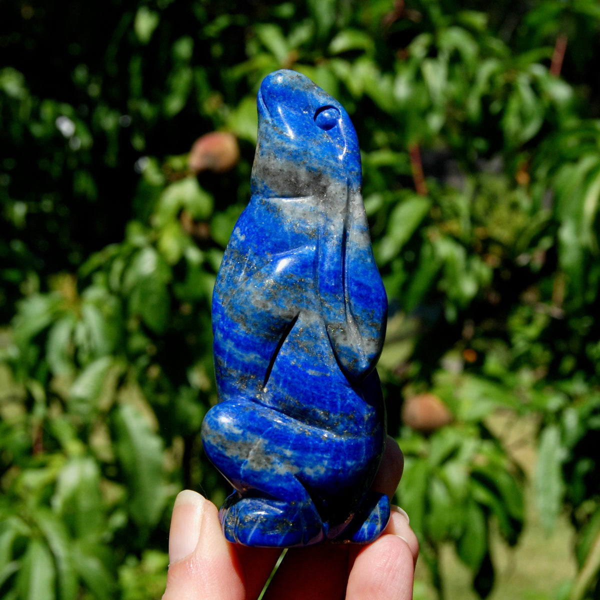 lapis lazuli rabbit, crystal rabbit carving, gemstone rabbit, lapis lazuli bunny, carved crystal animal, healing stone rabbit, lapis lazuli carving, crystal bunny figurine, gemstone animal, lapis lazuli decor, crystal rabbit figurine, rabbit spirit animal, small crystal rabbit