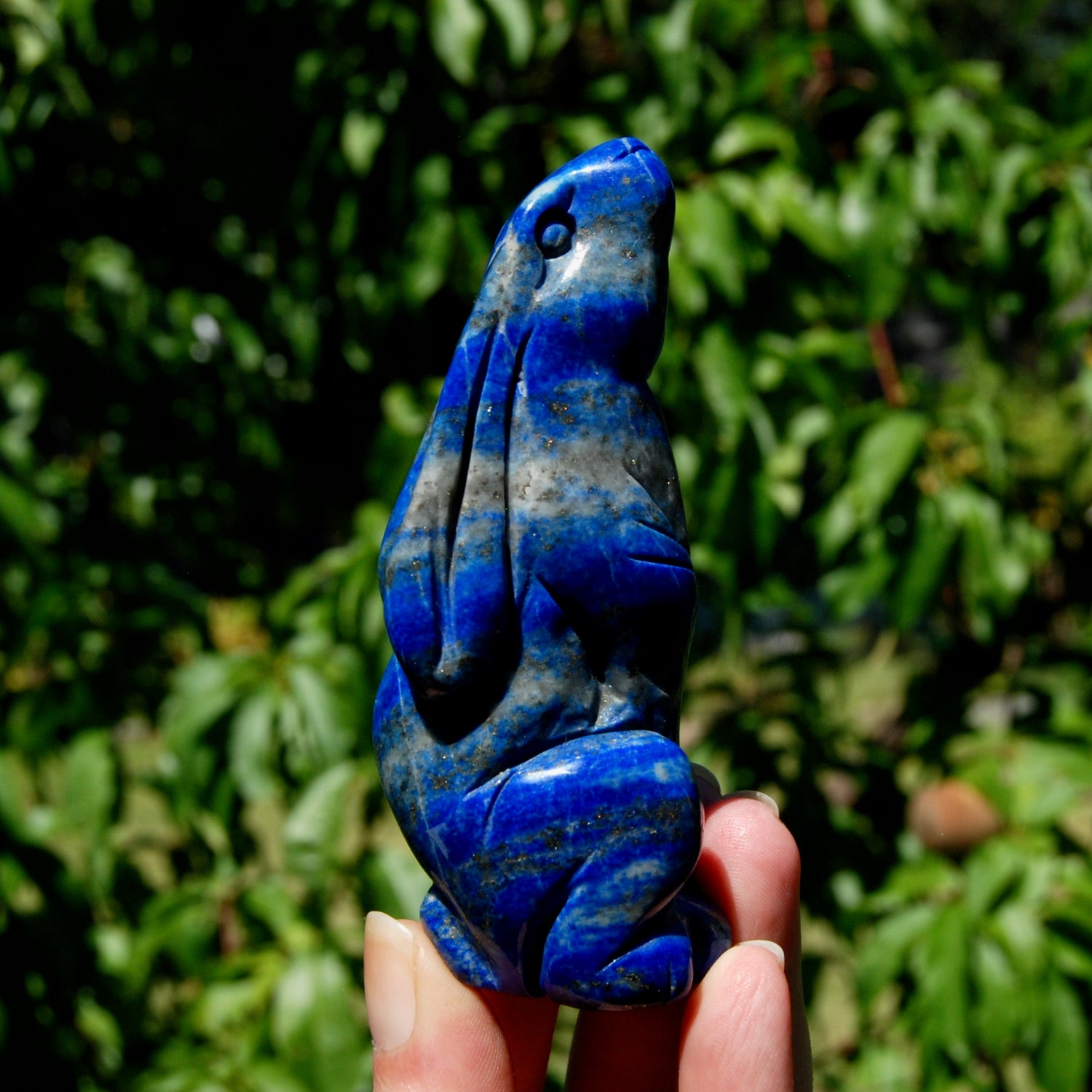 lapis lazuli rabbit, crystal rabbit carving, gemstone rabbit, lapis lazuli figurine, carved crystal animal, healing stone rabbit, crystal bunny, lapis lazuli carving, gemstone figurine, rabbit spirit animal, lapis crystal rabbit, small crystal animal, gemstone bunny, crystal decor rabbit