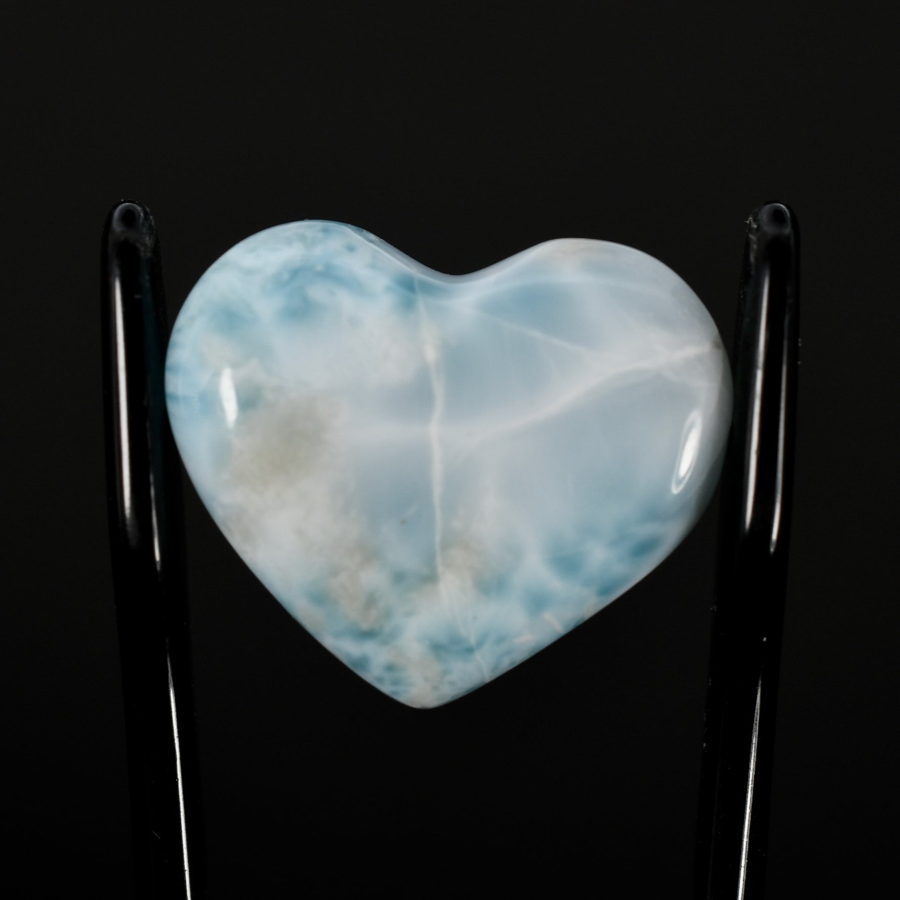 Larimar Crystal Heart