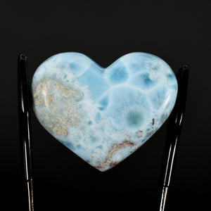 Larimar Crystal Heart