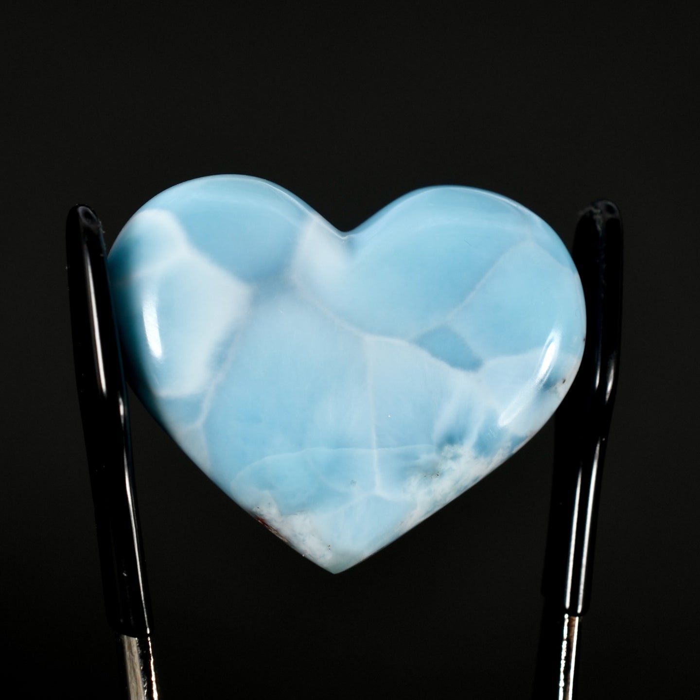 Larimar Crystal Heart