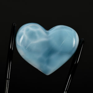 Larimar Crystal Heart