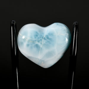 Larimar Crystal Heart