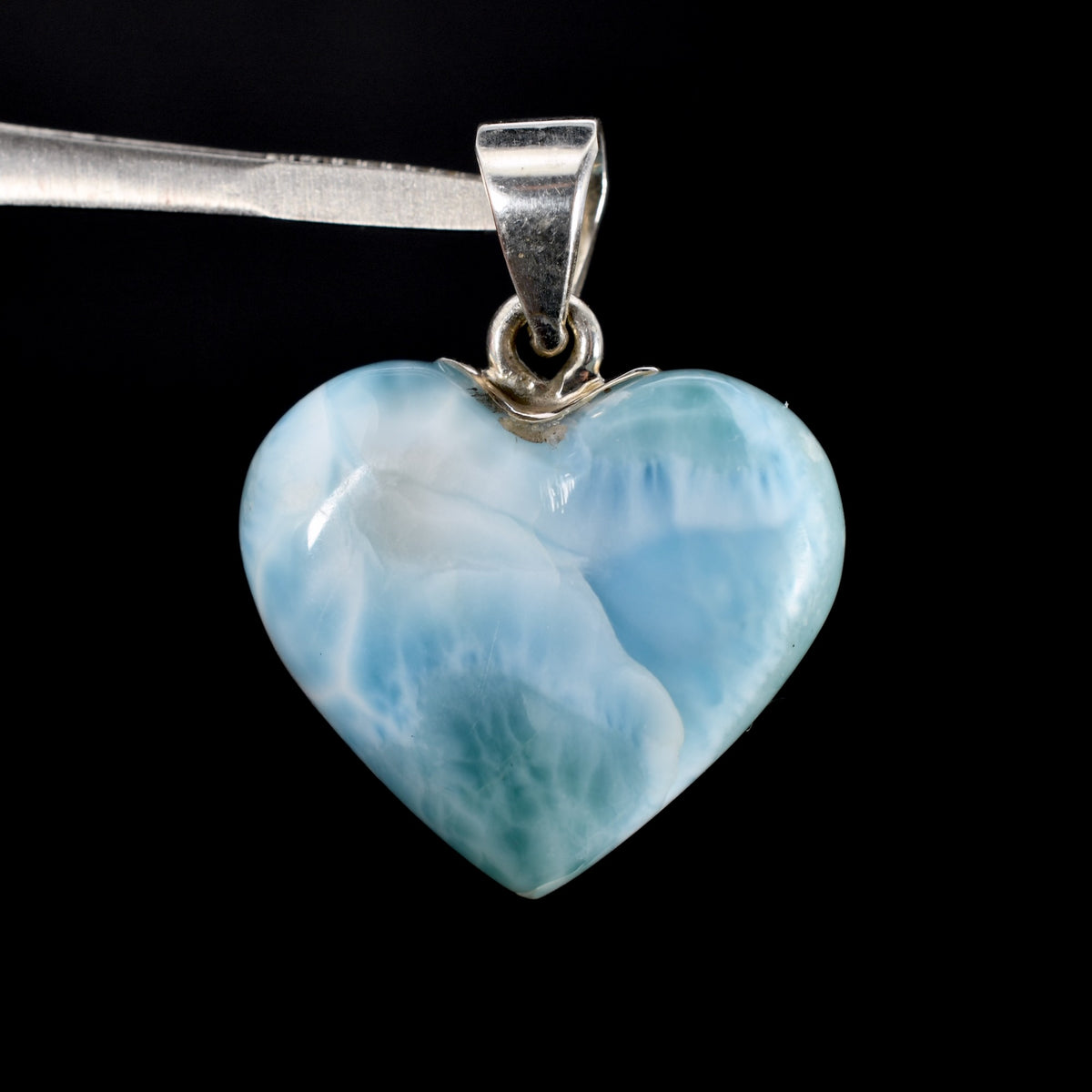 Larimar Crystal Pendant