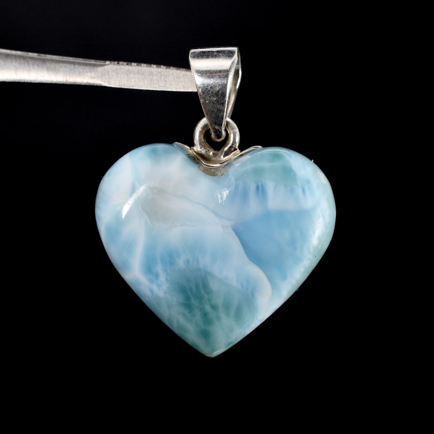 Larimar Crystal Pendant