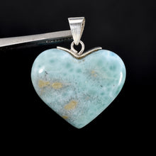 Load image into Gallery viewer, Larimar Heart Pendant for Necklace, Dominican Republic
